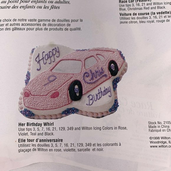 Vintage Wilton #11 Race Car Cake Pan 1997 Baking Mold 2105-1350 - Picture 6 of 12